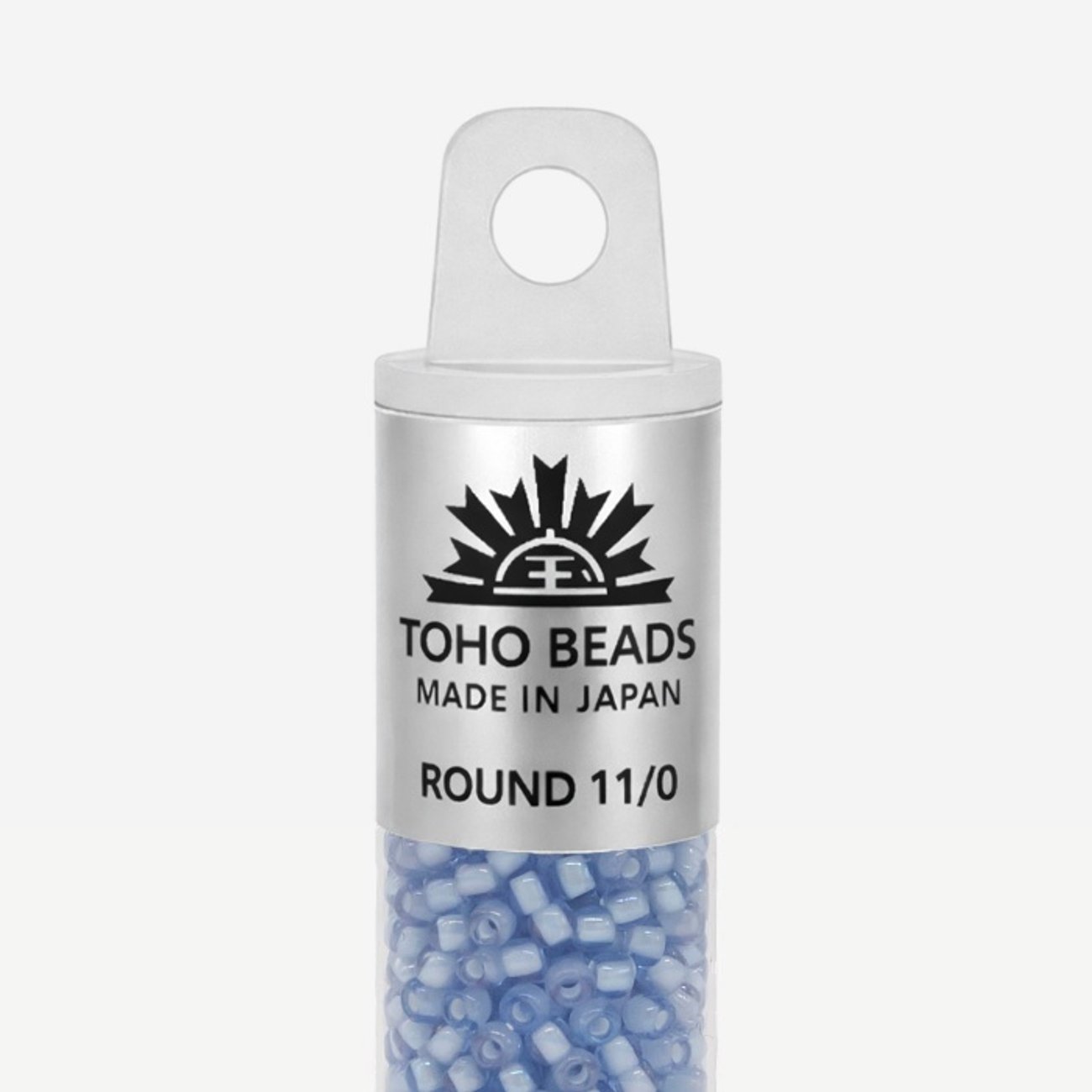 Японский бисер TOHO Round 11/0 (№933), окрашенный изнутри прозрачный