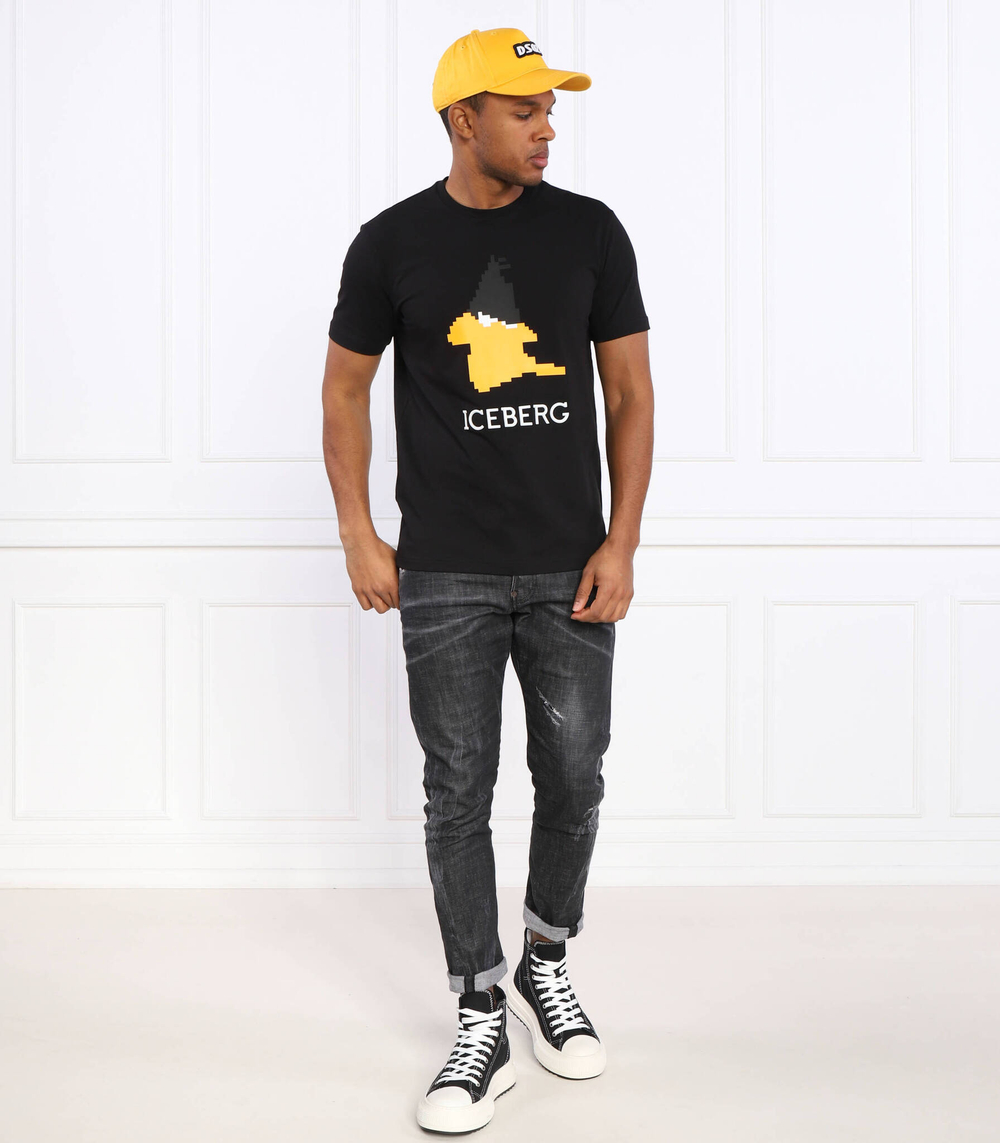 футболка iceberg x looney tunes Iceberg - черный(232 I1P F024 639A)