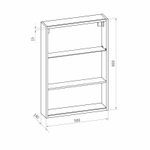 Зеркала-шкафы Reflexion Box RF2419BL