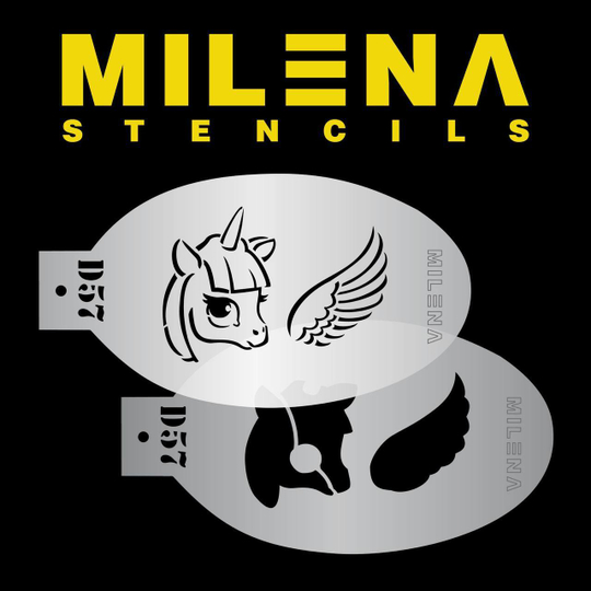 Трафарет Milena D57