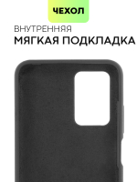 Чехол BROSCORP для Xiaomi Redmi 10 оптом (арт. XM-R10-SOFTRUBBER-BLACK)