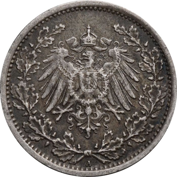 1/2 марки 1917 Германская империя "A"