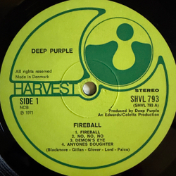Виниловая пластинка Deep Purple - Fireball LP