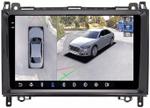 Магнитола для Mercedes-Benz A W169, B T245, Vito, Viano W639/W447, Sprinter W906, VW Crafter - FarCar BX068M-360 на Android 13, Быстрая, QLED+2K, CarPlay, 4G SIM-слот