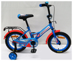 Велосипед 16" AVENGER NEW STAR голубой/красный/неоновый