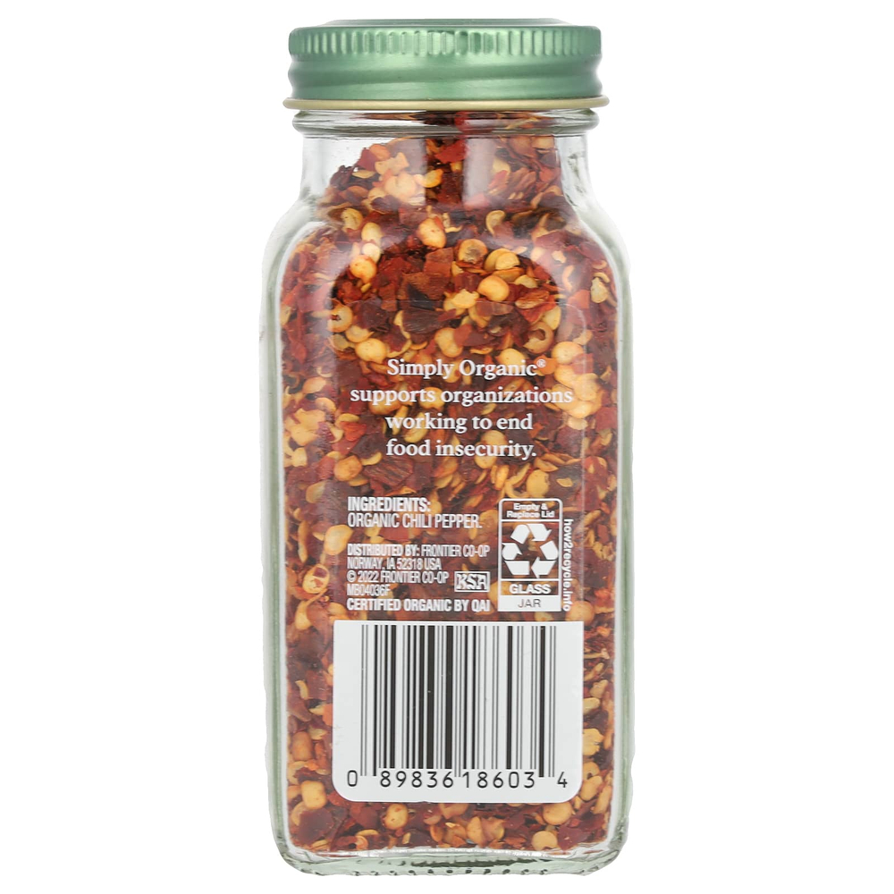 Simply Organic, Молотый красный перец, 45 г (1,59 унции)