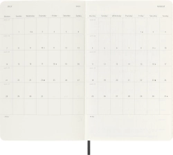 Еженедельник Moleskine (DSB12WN3) Classic Soft WKNT Large 130х210мм 144стр. мягкая обложка черный