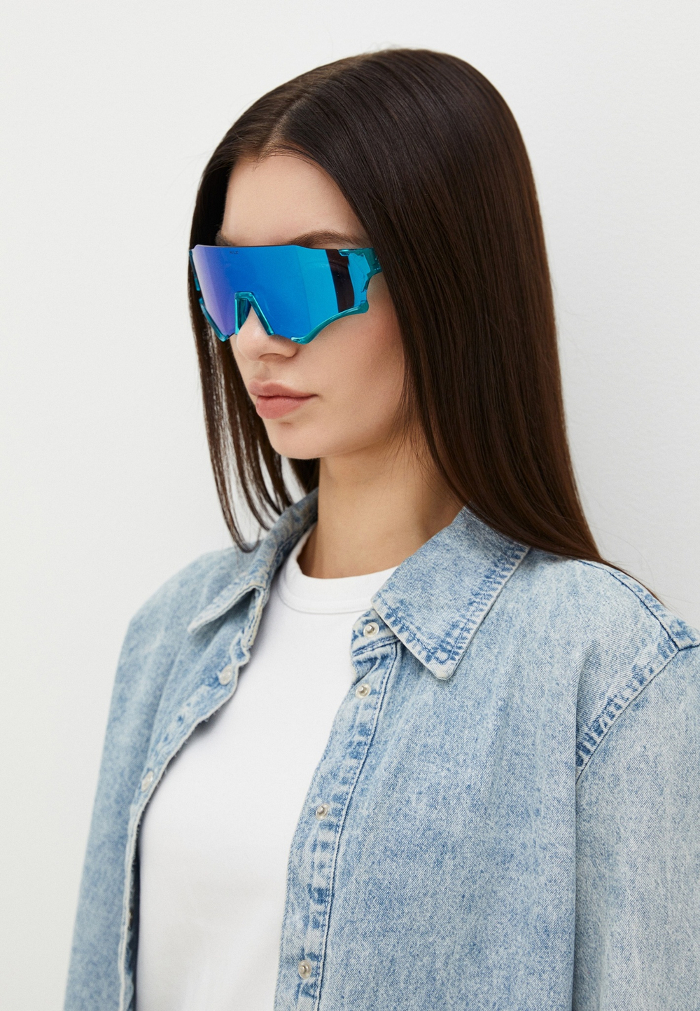 Спортивные очки HILX Revok / Shiny Blue Blue / Blue Lens