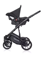Коляска  PACCO (3 в 1) (RIKO BASIC) 04 Carbon (темно-серый-черный)