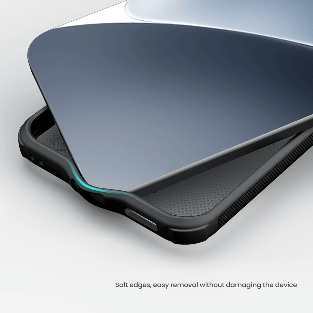 Противоударный чехол для Xiaomi 17, серия Super Frosted Shield Pro (Clear version) прозрачный тонированный от Nillkin