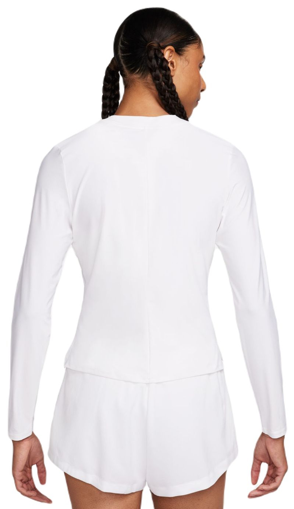 Женская теннисная футболка с длинным рукавом Nike Court Advantage Dri-Fit 1/4-Zip Tennis Mid Layer