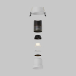 Встраиваемый светодиодный светильник Maytoni Dip DL116-10W-3K-W