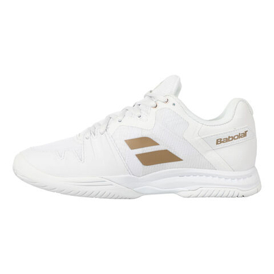 Женские теннисные кроссовки Babolat Sfx 3 All Court Shoe - White, Gold