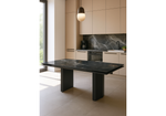 Керамический стол Woodville Монерон 200(260)х100х77 black paradise, черный