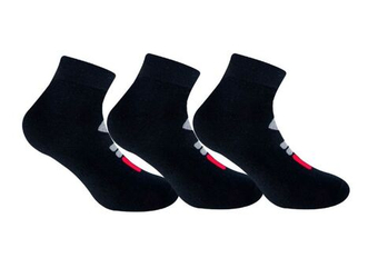 Теннисные носки Fila фитнес Quarter Socks 3P - черный