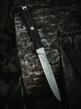 Нож Mr.Blade Leshiy(AUS-8 SW, Elastron BK)