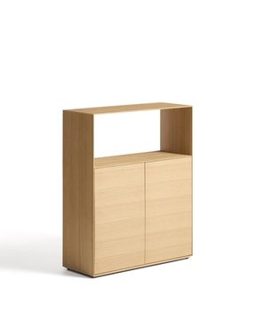 Стеллаж из шпона дуба Visala 90 x 106 см