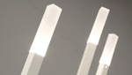 Pendant design lamp  THE LIGHT by Alma 60 lampshades (Nickel)