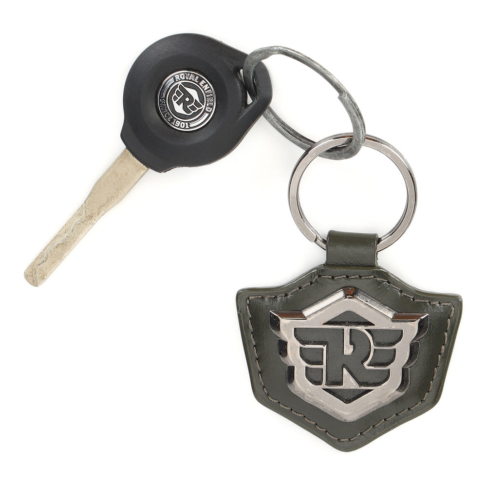 Брелок для ключей карабин Royal Enfield WING LOGO STENCIL KEYCHAIN