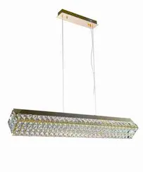 Светильник настенный светодиодный NewRgy 2809E/41W GOLD+CLEAR, 41 Вт, золотой и прозрачный