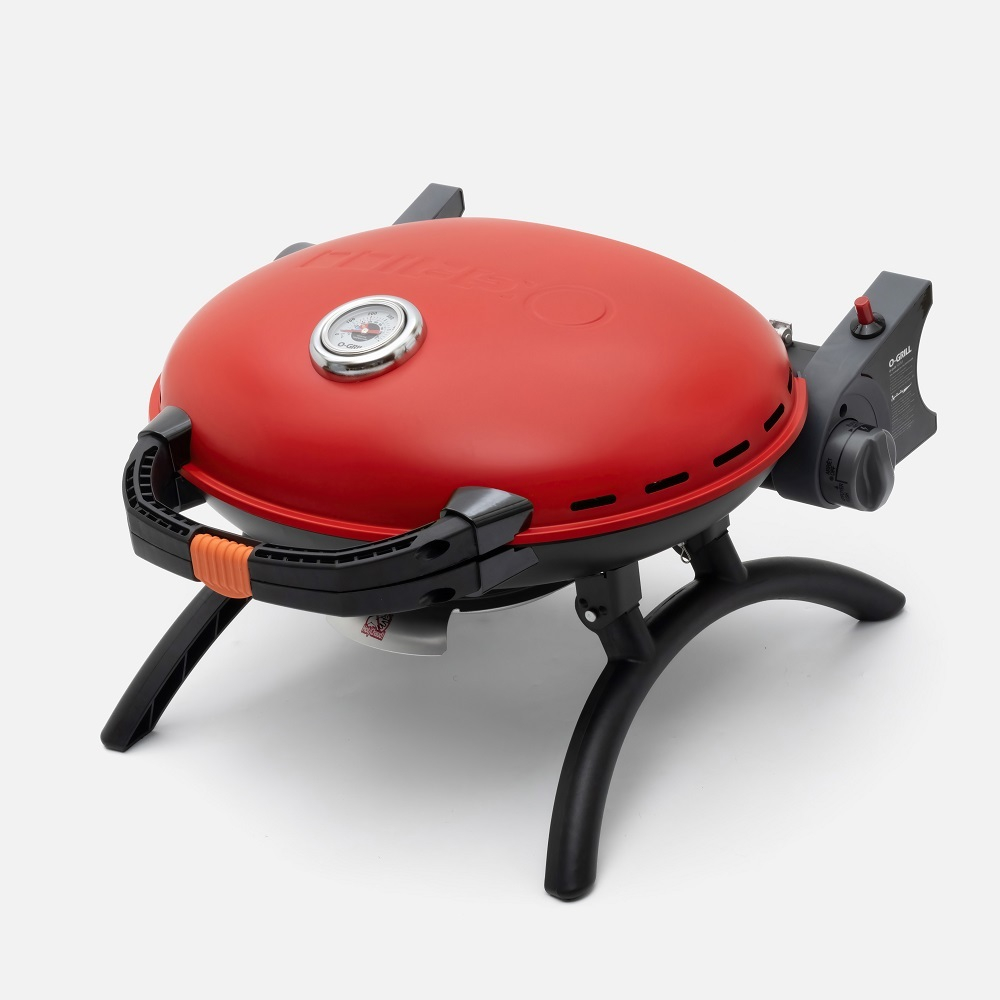 Гриль газовый O-GRILL 500MT красный, с термометром (в комплекте адаптер тип А)