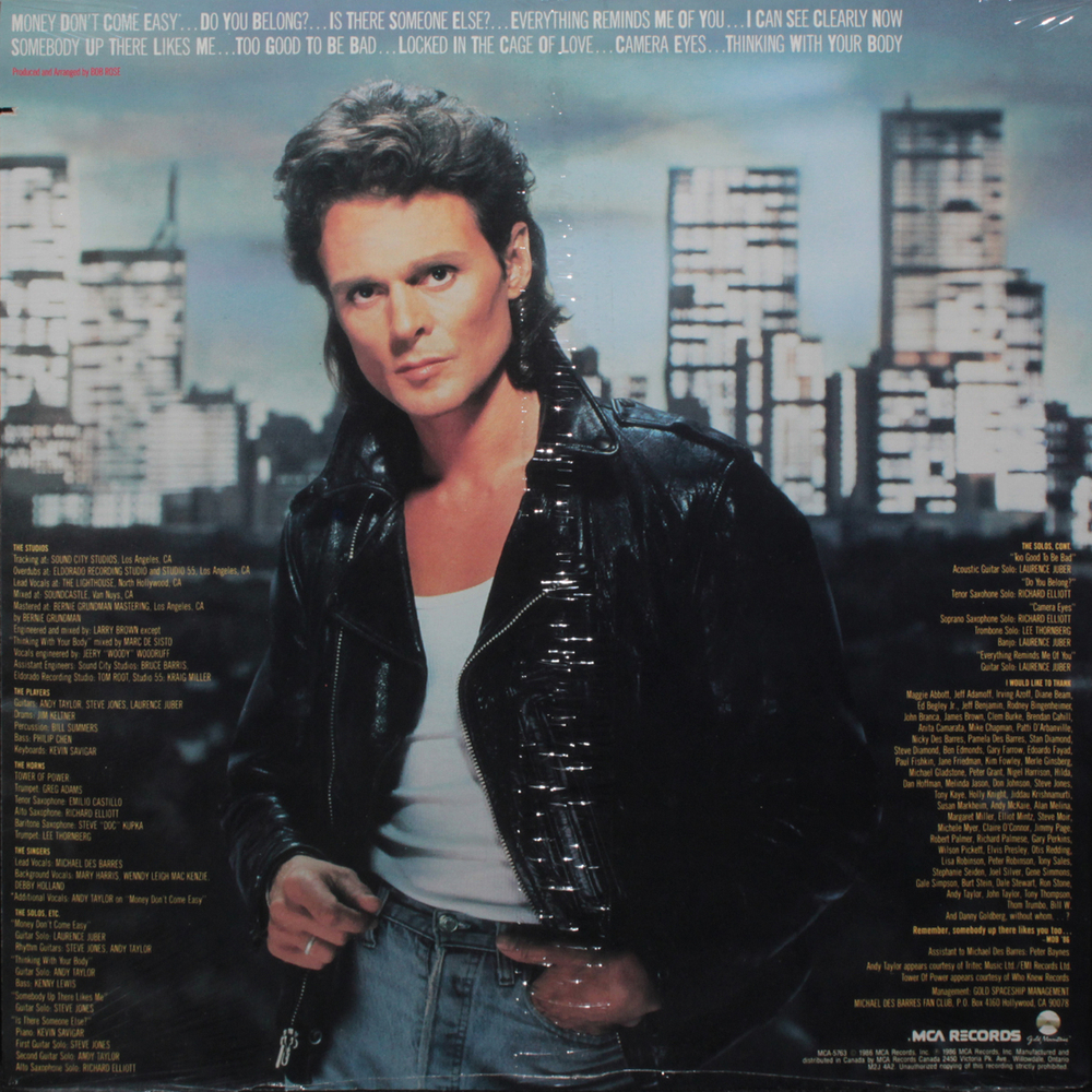 Michael Des Barres / Somebody Up There Likes Me (LP)