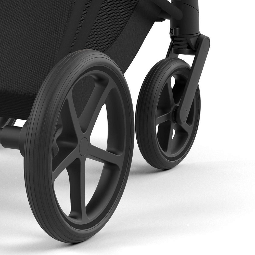 Коляска 3 в 1 Cybex Priam IV Matt Black complete и автокресло Aton S2 i-Size Moon Black Off White