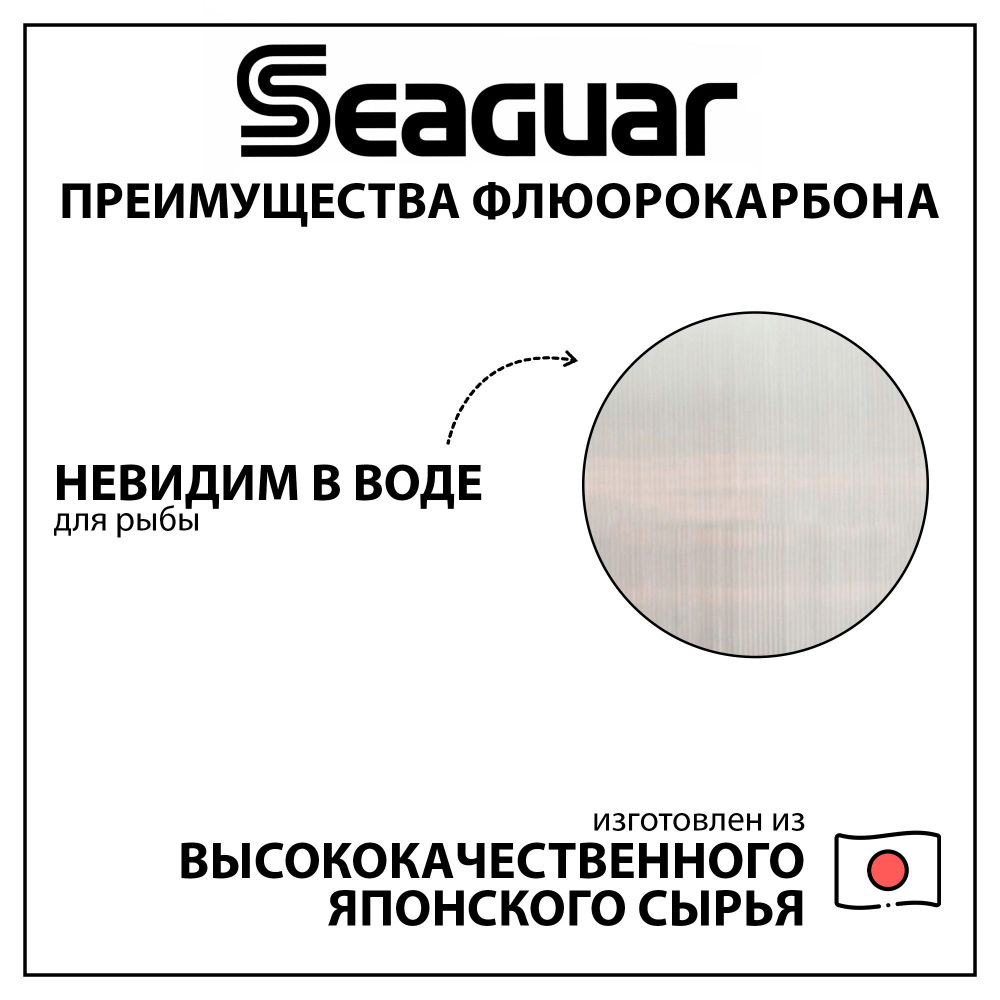 Флюорокарбоновая леска Seaguar Fluoro Shock Leader #4 - 0.330 мм - 7.27 кг - 16 lb - 20 м