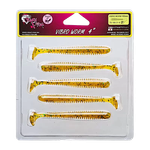 Мягкая приманка Crazy Fish Vibro Worm 4'' 10см 5шт 75-100 -
