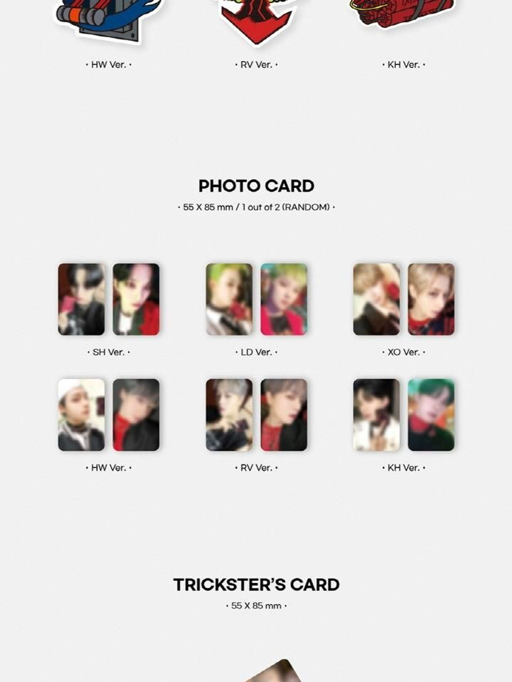 Альбом ONEUS - TRICKSTER 7th Mini Album DIGIPACK 6 Version SET