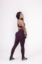 ЛОСИНЫ NEBBIA FLASH-MESH LEGGINGS 663 BURGUNDY