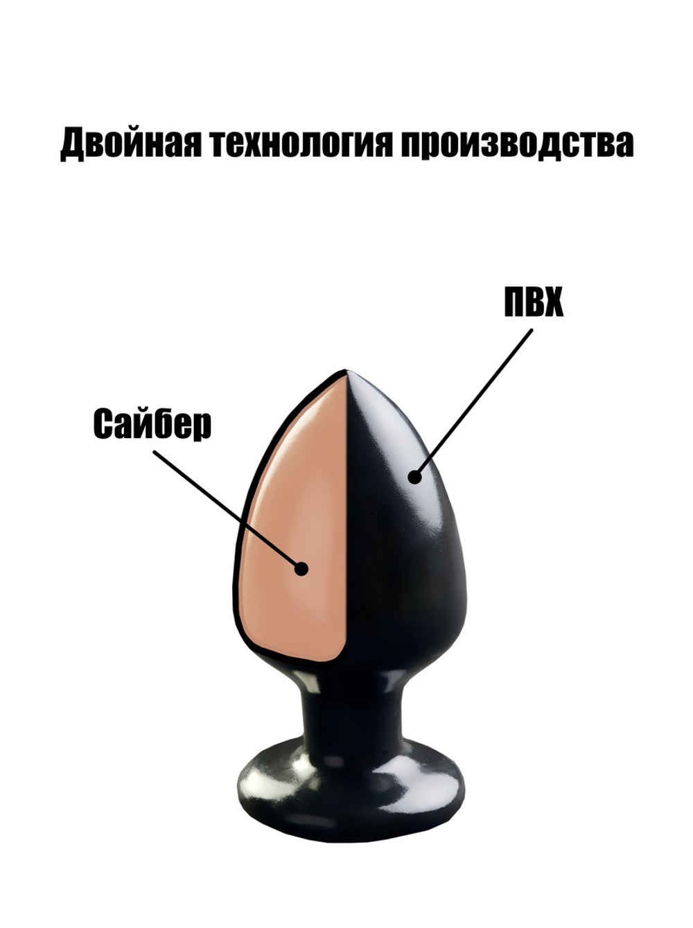 Плаг-массажёр для простаты Black Magnum 9 Lovetoy