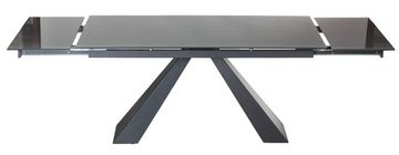 Стол обеденный раскладной Eliot Glass B4807 стеклянный