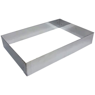 Форма из нержавеющей стали прямоугольная 240*300 h=30