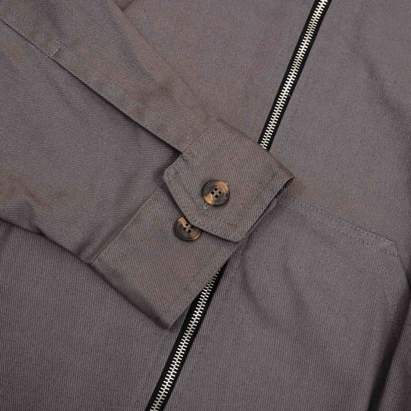 Куртка Zip-Up Shirt Jacket Shark Skin серая - фото 9