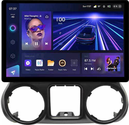 Магнитола для Jeep Wrangler 3 2010-2014 - Teyes CC3-2K монитор 13" 2K QLED на Android 10, Быстрая, CarPlay, 4G SIM-слот