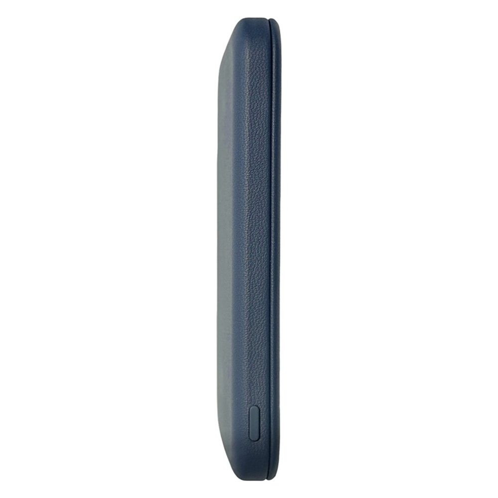 Powerbank магнитный с MagSafe Keephone Peekaboo 5000mAh кожаный синий