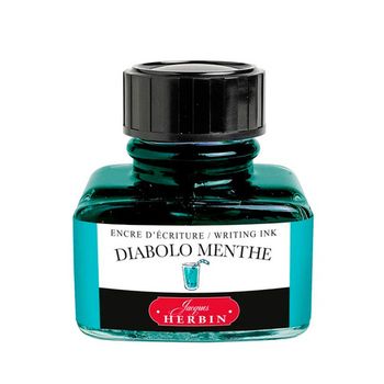 Чернила во флаконе Herbin 30 мл Diabolo menthe бирюзовые (13033T)