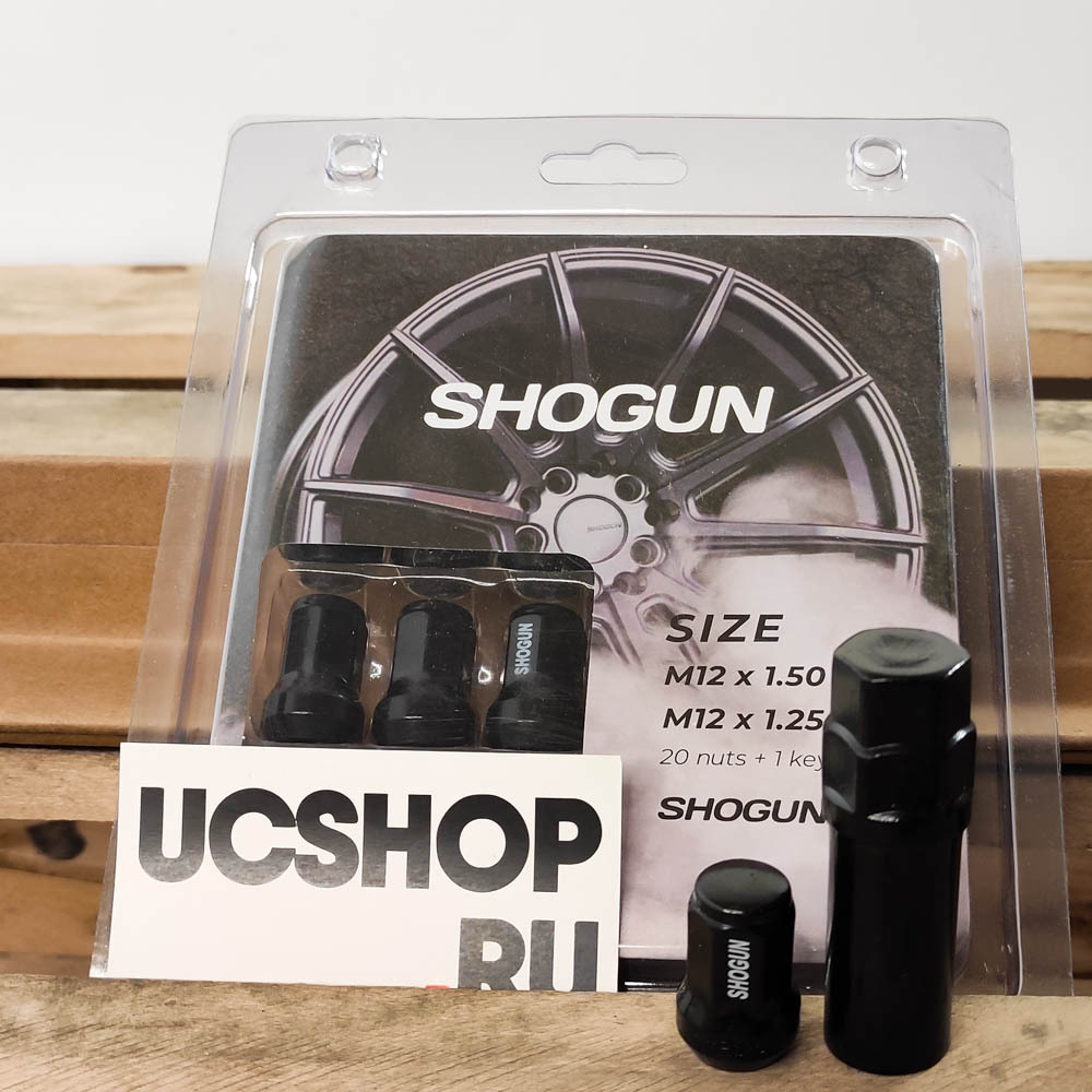 Гайки Shogun M12x1.25 Черный