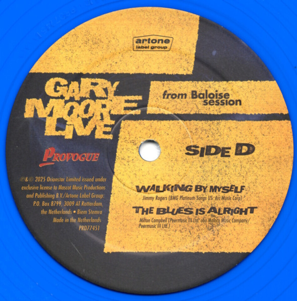 Gary Moore / Live: From Baloise Session (Limited Edition)(Coloured Vinyl)(2LP)
