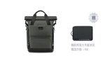 SAMSONITE Fabric Backpack Unisex Gray Green