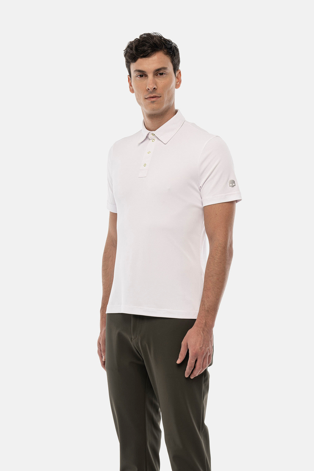 Мужское поло Hydrogen RUBBER LOGO TECH POLO (GL0013-001)