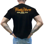 Футболка Franky Mouse Custom motors est. 1976 (дракон-мотоцикл) (S / черный)