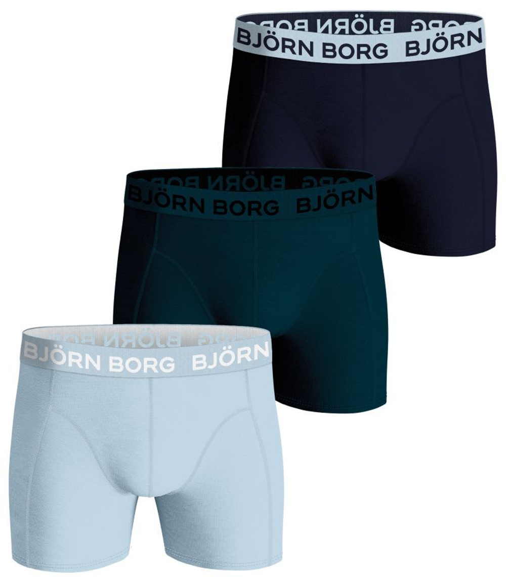 Мужские спортивные боксеры Björn Borg Cotton Stretch Boxer 3P - разноцветный