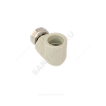 Угольник PP-R комбинированный серый Дн 25х3/4" с накидной гайкой VALFEX 10138025Г