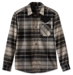 Рубашка Shirt Bar & Shield Premium Plaid black Harley-Davidson