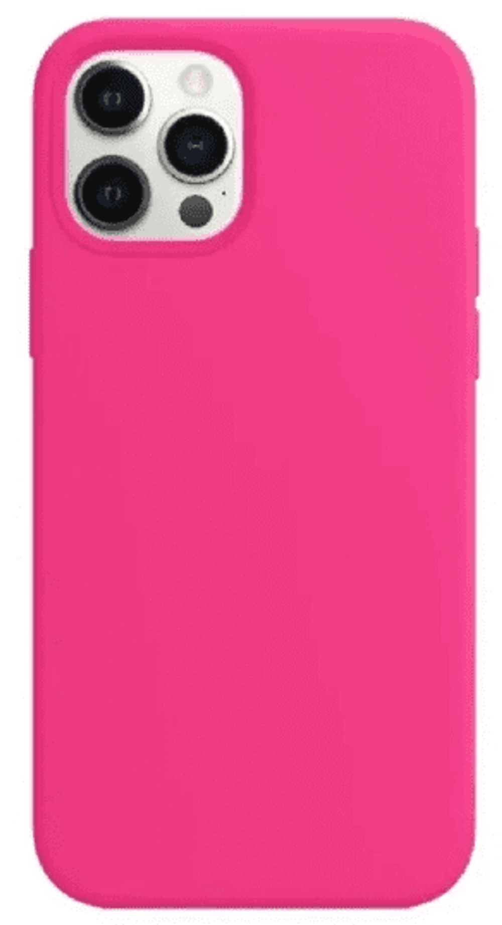 Чехол-накладка  i-Phone 13 Pro Silicone icase  №47 кислотно-розовая