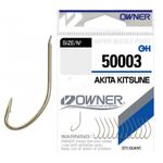 Крючки Owner Akita Kitsune brown 50003 №12