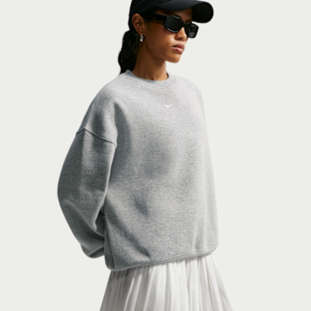 Женская толстовка свободного кроя с круглым вырезом Nike Studio Fleece Medium Weight - Nike