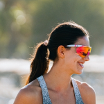 Спортивные очки с диоптриями HILX Domain Shiny White / Photochromic Red Mirror Lens